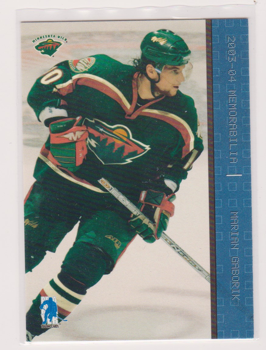 2003-04 BAP Memorabilia Sapphire #46 Marian Gaborik 47/100 (image for) 2003-04 BAP Memorabilia Sapphire #46 Marian Gaborik 47/100